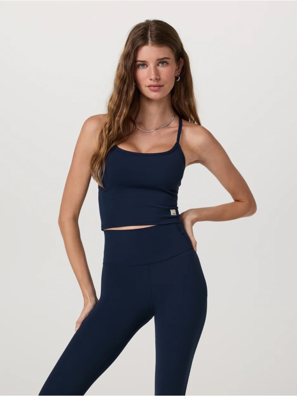 🌺Vuori Blue Strappy Tank Top